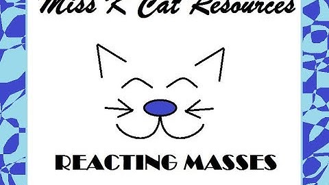Reacting Masses Question 1a - Full Workings Solution