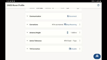 FieldGenius for Android - Initialize IMU
