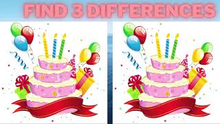 Find 3 Differences in 90 Seconds | 3 Games | Exercise Your Brain | Video 275