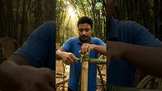 Secret Bamboo House Hidden Deep in the Jungle | Primitive Bamboo Craft Survival