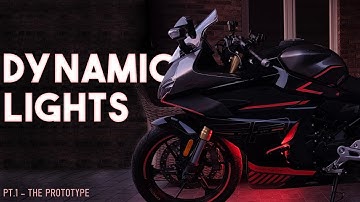 Creating a REACTIVE lightkit for my MOTORCYCLE - PT.1 - The Prototype