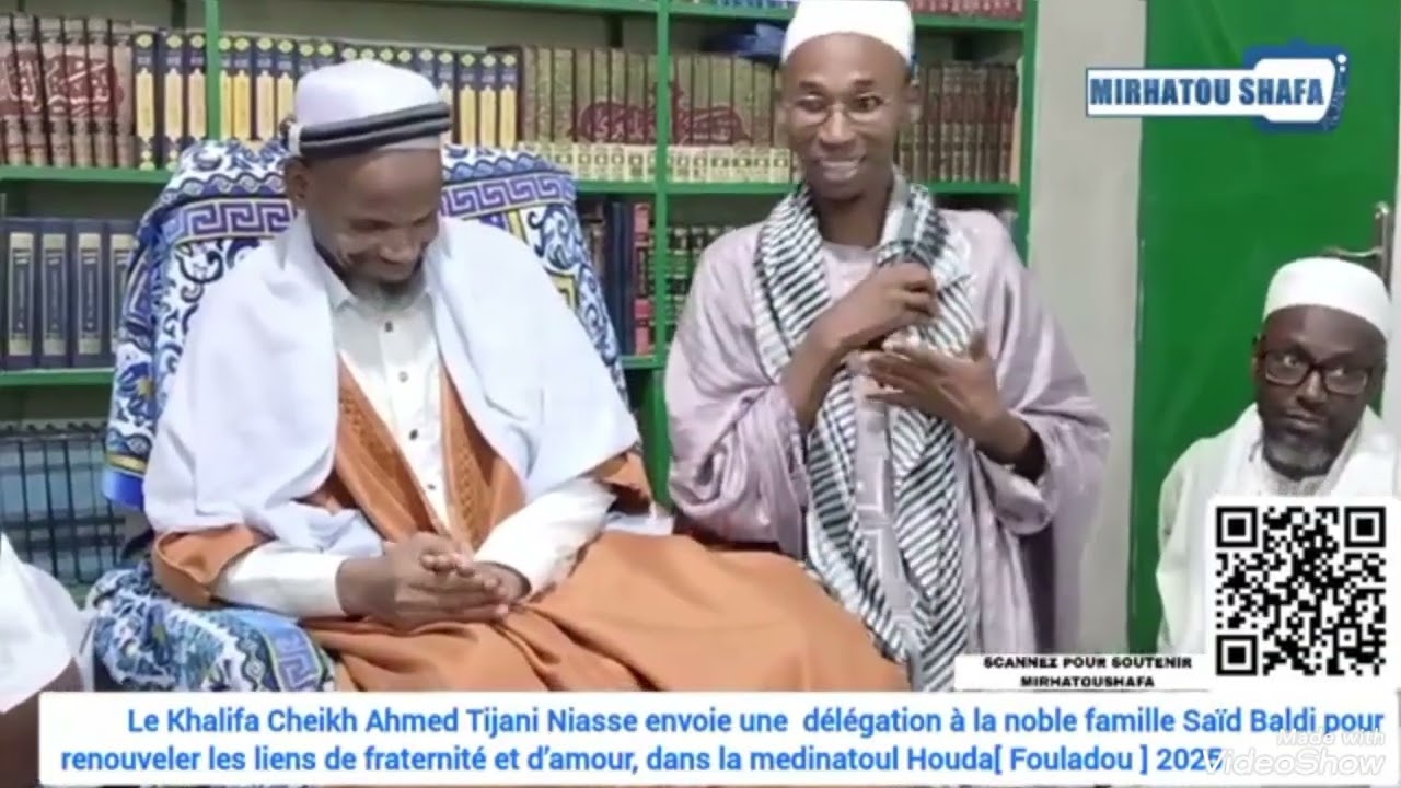 Tcherno Muhamade muniru balnde khalifa fouladu  e délégation de le khalifa cheikh ahmed tijani niass