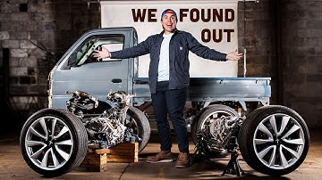 Passen er twee Tesla Motors in een Kei Truck?