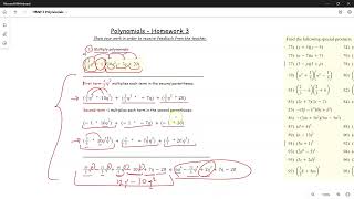 HW 3 - Polynomials