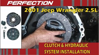 2001 Jeep Wrangler  Clutch and Hydraulic System Installation - YouTube