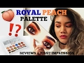 Kylie Cosmetics: ROYAL PEACH PALETTE Review! || LAURELLE