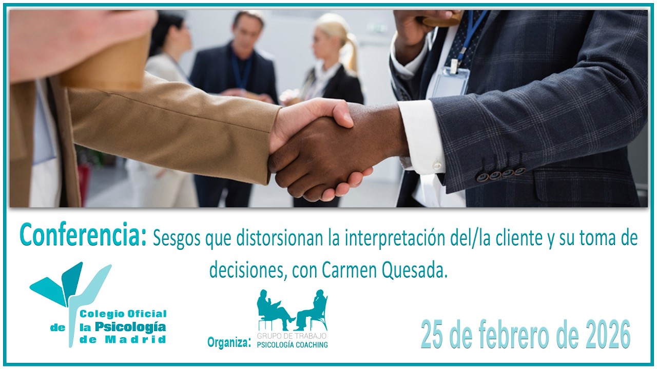 XIV Ciclo de Conferencias de Psicología Coaching 25-02-26. Carmen Quesada