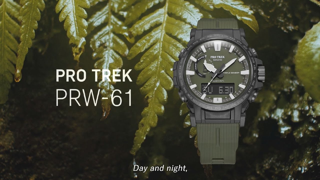 PRW-61 functional movie(English) ：CASIO PRO TREK