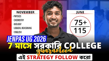 JENPAS UG 2026 Full Study Plan | JENPAS UG 2026 Best Preparation Strategy | LET