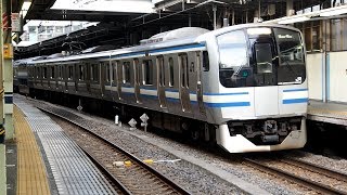 2019/12/24 JR East Yokosuka Line: E217 Series Y-30 Set at Shinagawa