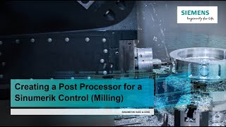 Creating a Post Processor for the Sinumerik CNC - Milling screenshot 3