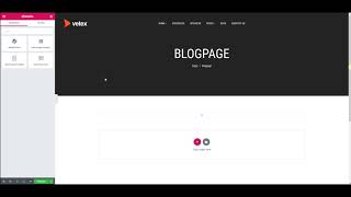 How to create Blog by Elementor of Vetex Theme