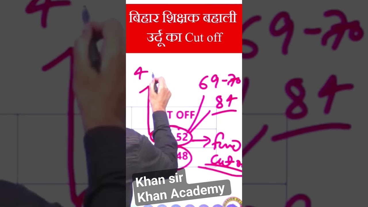 BPSC TRE Urdu cut off 