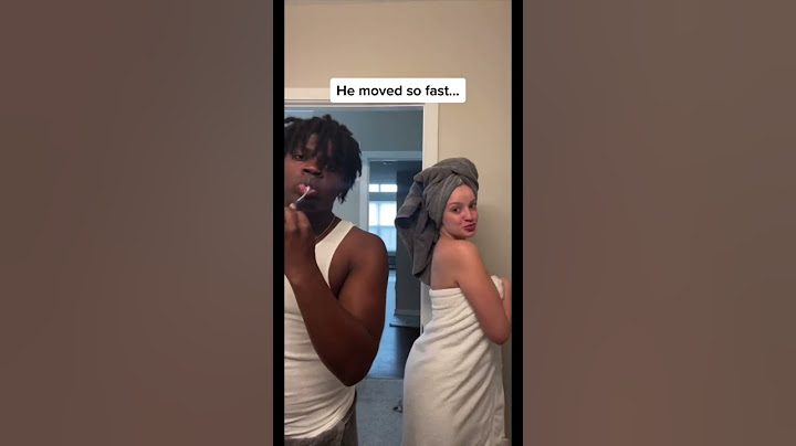 My boyfriend RAN when I dropped my towel 🤣 #shorts