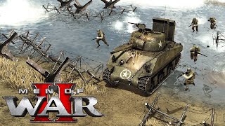 Storming the Beaches of Normandy - Men of War 2 Gameplay screenshot 3