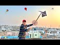 Caught kite on other roof  kite catching  kite vlog