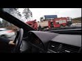 Авария на трассе М5 под Бобруйском, видео очевидцев