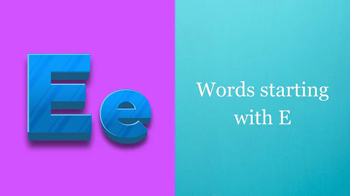 Letter E Song for Kids - Words that Start with E - Animals that Start with E for children