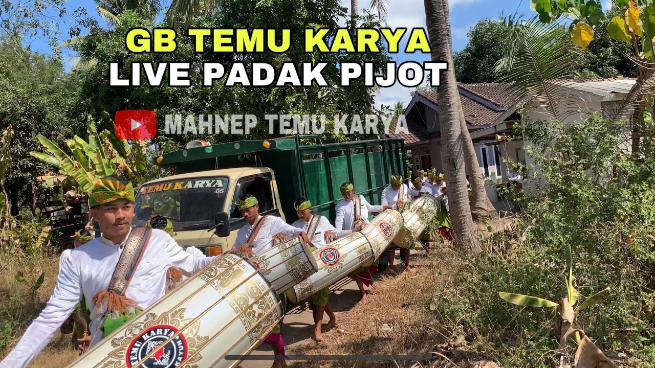 TABUHAN KEDATANGAN GENDANG BELEQ TEMU KARYA DI PADAK PIJOT