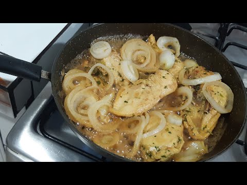 Video: Cómo Cocinar Pollo Pollo Con Cebolla