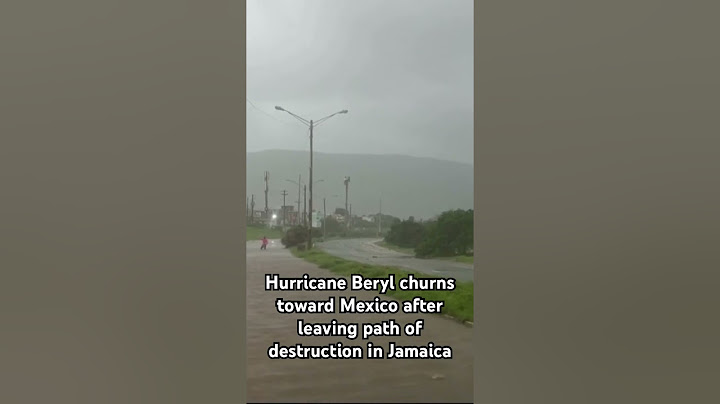 Hurricane Beryl churns toward Mexico after leaving path of destruction in Jamaica. #beryl