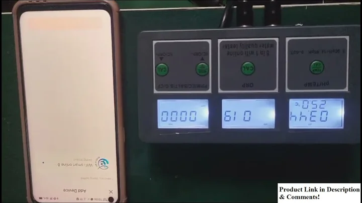 Yieryi PH W218 WiFi Tuya Smart PH ORP TDS EC SALT S  G TEMP CF Monitor Meter