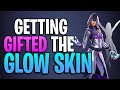 Getting GIFTED The Glow Skin In Fortnite! (Glow Skin Reaction)