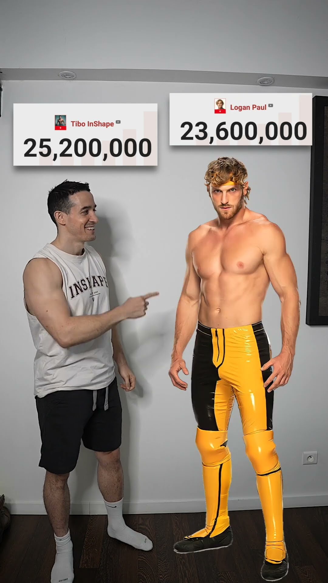 My subscribers VS famous Youtubers !  ??