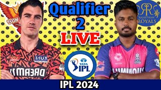 RR vs SRH Qualifier 2, IPL 2024. Live Score  #cricketlive #cricket #ipl2024