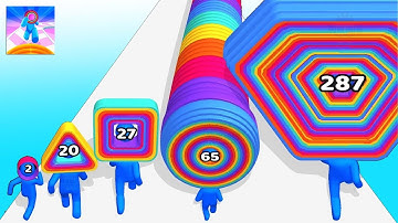 Layers Man Run - Gameplay Walkthrough All Levels Satisfying Mobile Game (iOS,Android) Freeplay