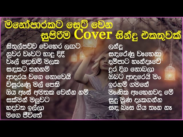 හිතට දැනෙන Cover Collection එක | VOL 14 | Best Sinhala Cover Song Collection | SL Evoke Music class=