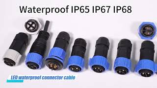 Are you worried about moisture in your LED outdoor lighting? Get an M25 waterproof connector!