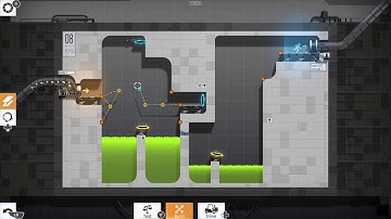 Bridge Constructor Portal - Chapter 1 - 08 - Vertical Drop