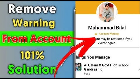 How To Solve Facebook Warning Problem 2022 | facebook account warning kaise hataye 2022 | AB Tricks