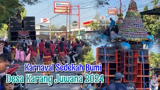 KARNAVAL SEDEKAH BUMI DESA KARANG JUWANA PATI 2024