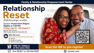 Relationship Reset - Rhythms in Relationships | 7/27/2026 | 7:00 PM EDT