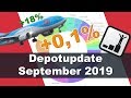 Depotupdate September 2019 TUI Aktie +18%