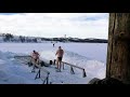 Спортивная рыбалка на Семёновском озере в Мурманске