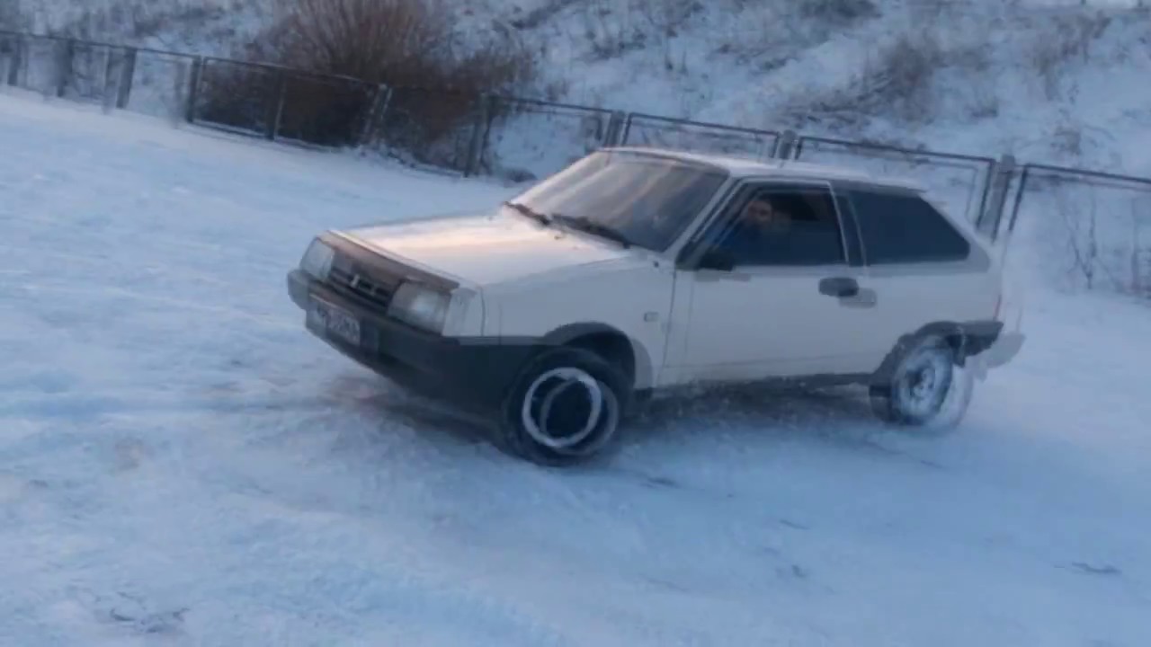 Ваз 2104 зимний дрифт