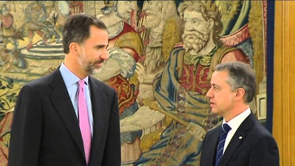 S.M. el Rey recibe en audiencia al lehendakari del Gobierno Vasco ...