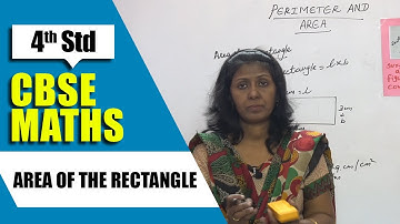4th Std CBSE Maths Syllabus | Area of the Rectangle | CBSE Maths Part-112