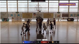U14M - CB L' HOSPITALET vs FC BARCELONA.- Liga Infantil Cataluña 2020/21 #BasketCantera.TV