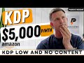 $5,000 KDP Passive Income - How Long Does it Take Using Amazon KDP?