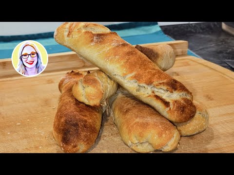 Gedrehte Baguettes mit Knoblauch-Hefewasser - warmes vs. kaltes Hefewasser