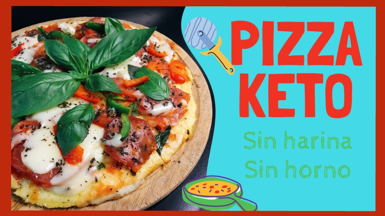 👩‍🍳 Pizza KETO a la Sarten 🍕 👉 🚫 Sin harina 🚫 Sin horno