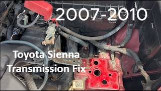 2007–2010 Toyota Sienna Transmission Input & Output Speed Sensor Replacement (P0717, P0793, P0500)