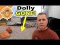 Dolly's GONE! | Sanitizing Tank | RV TRIP to CA Mountains