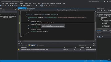 Connexion à la base de donnée mysql en C# - CRUD
