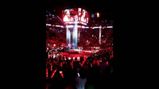 Portland trailblazers vs LA Clippers April 29th 2016 team introductions. Game 6 clincher.