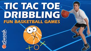 Fun BASKETBALL Drills for Kids -  ❎ Tic Tac Toe 🅾️ (Dribbling Game) screenshot 5